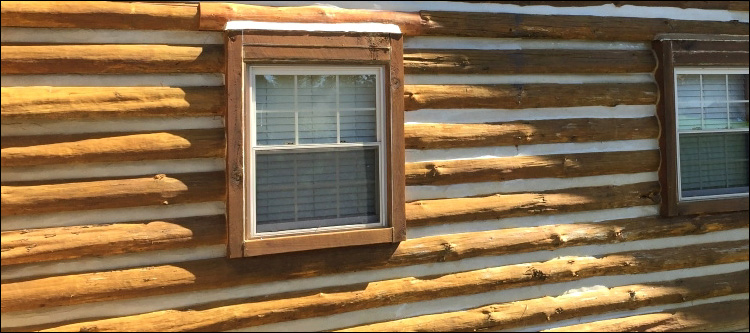 Log Home Whole Log Replacement  Henrico County, Virginia